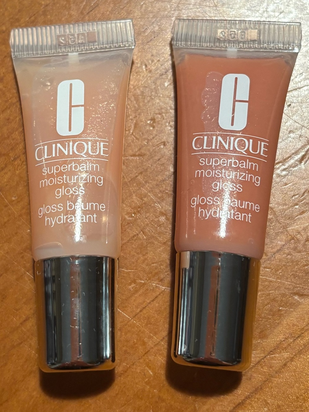 2 CLINIQUE Superbalm Lip Glosses Grapefruit & Apricot